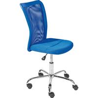Jugenddrehstuhl Bonnie - Blau/Chromfarben, MODERN, Kunststoff/Textil (43/88-98/56cm) - MID.YOU