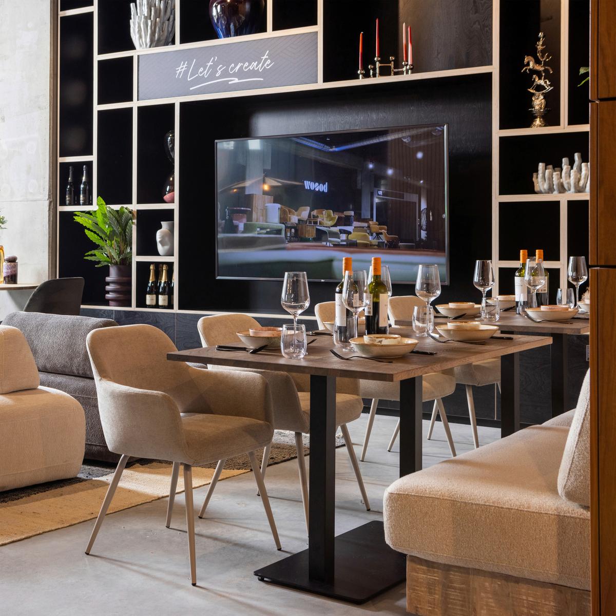 TISCHGESTELL Bistro Schwarz B: 80cm - Schwarz, MODERN, Metall (80/72/40cm) - Livetastic