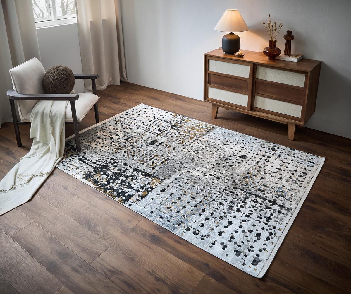 Webteppich Multicolor Colorado Point 80 X 150 Cm - Dunkelgrau/Multicolor, Design, Textil (80/150cm) - Musterring
