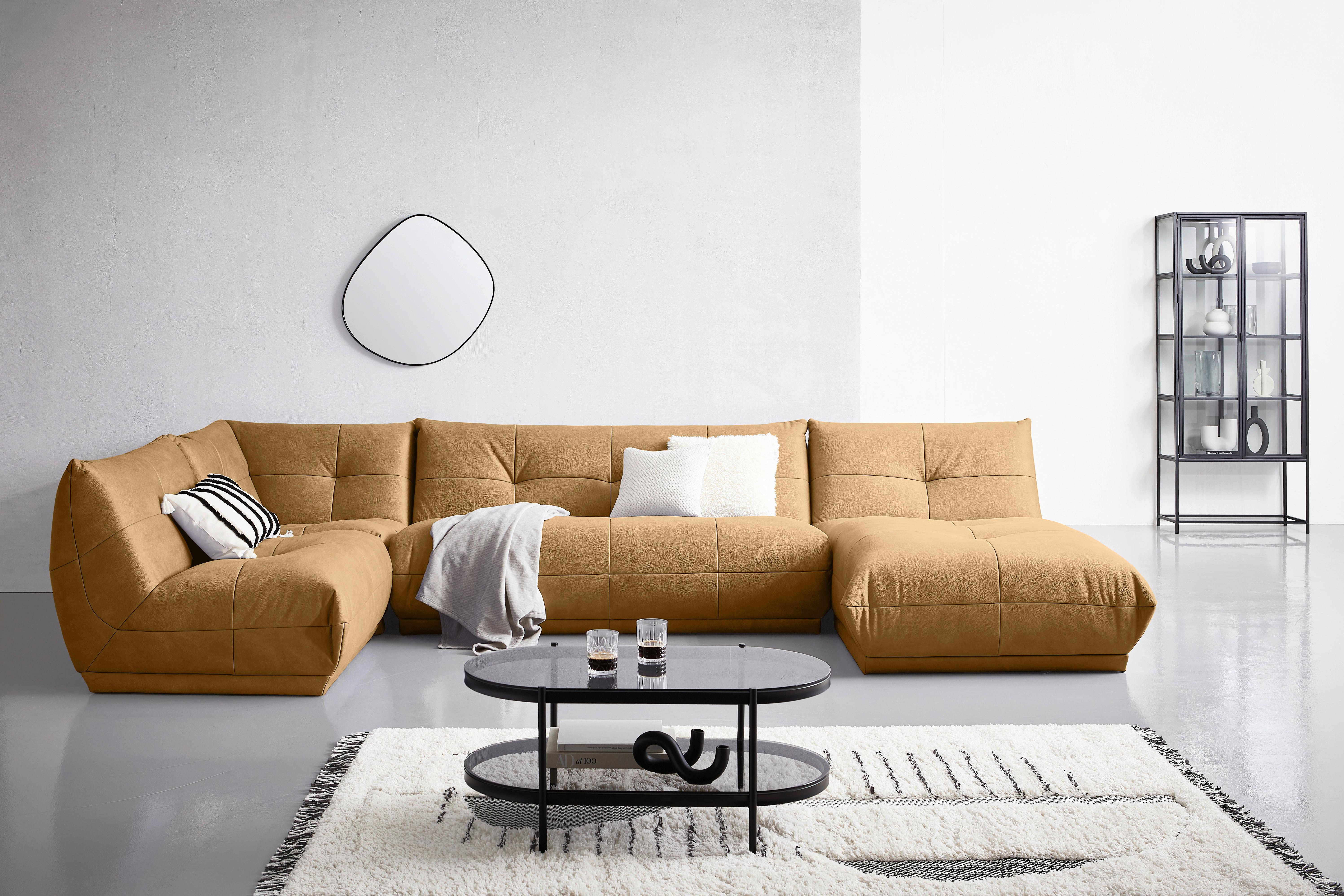 Sofaelement Giselle C-modul Hellbraun B: 105 Cm - Hellbraun, Trend, Textil (105/80/105cm) - Livetastic