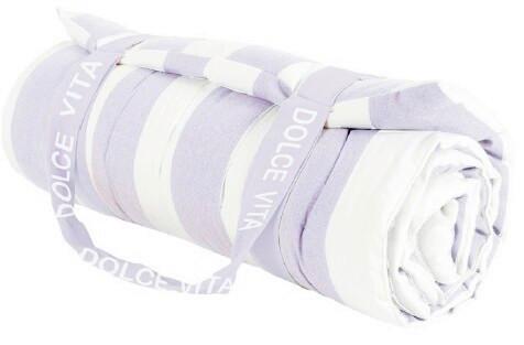 PLÁŽOVÁ PODLOŽKA MANDY - fialová, textil (60/180cm) - Mömax