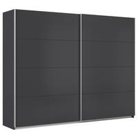 Schwebetürenschrank Feldkirch 271 Normalhöhe - Anthrazit, MODERN, Holzwerkstoff (271/210/62cm)
