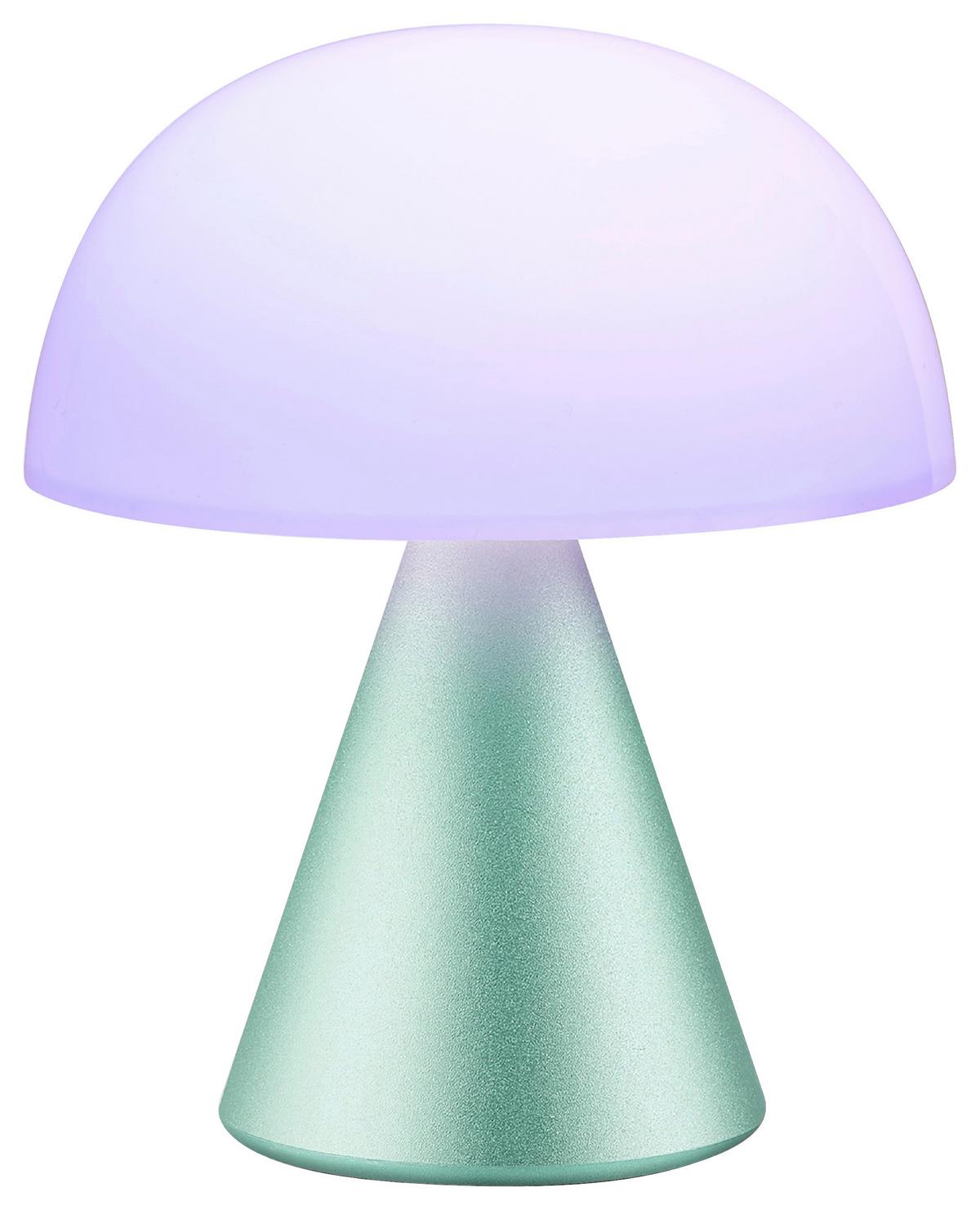 Akku-tischleuchte Lexon Mina M - Mintgrün, Design, Kunststoff/Metall (9.2/11/9.2cm)