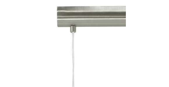 Hängeleuchte Ladeto H: 110 Cm Mit Stahlrahmen - Taupe/Weiß, KONVENTIONELL, Textil/Metall (78/22/110cm) - James Wood