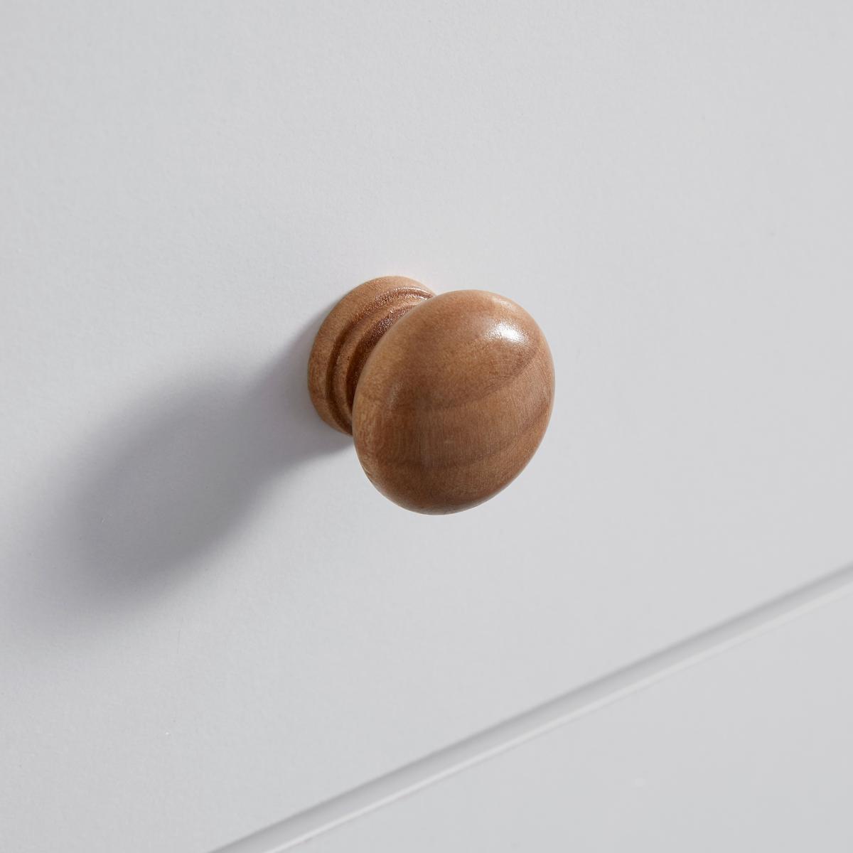 Šatná skriňa LUDO biela - biela/prírodná farba, Modern, kov/drevo (60/180/40cm) - Bessagi Home