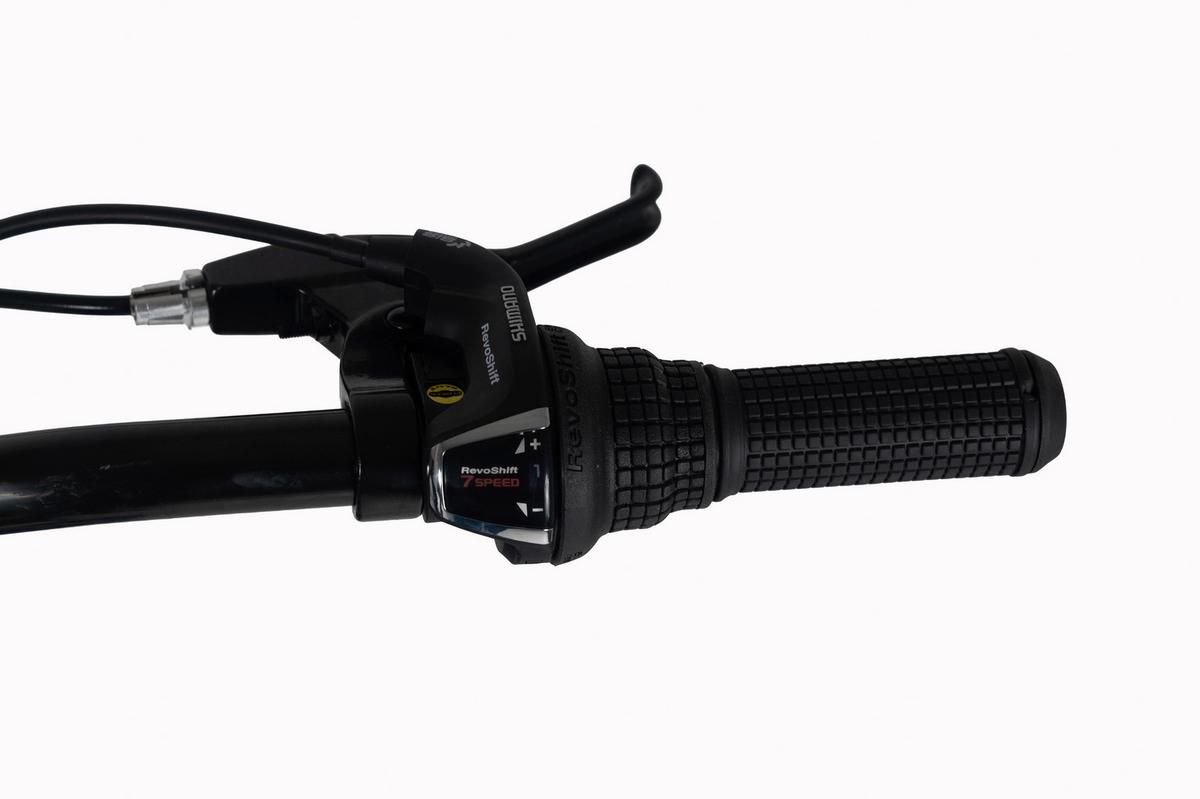 Mountainbike 26'' WYLD Topspin schwarz/blau - Schwarz, MODERN, Metall (25cm)