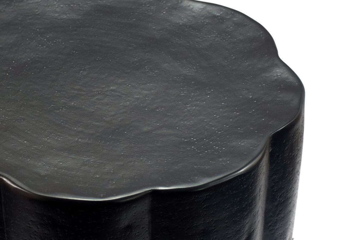 BEISTELLTISCH Schwarz L: 41cm - Schwarz, Design, Metall (41/41/50cm) - Livetastic