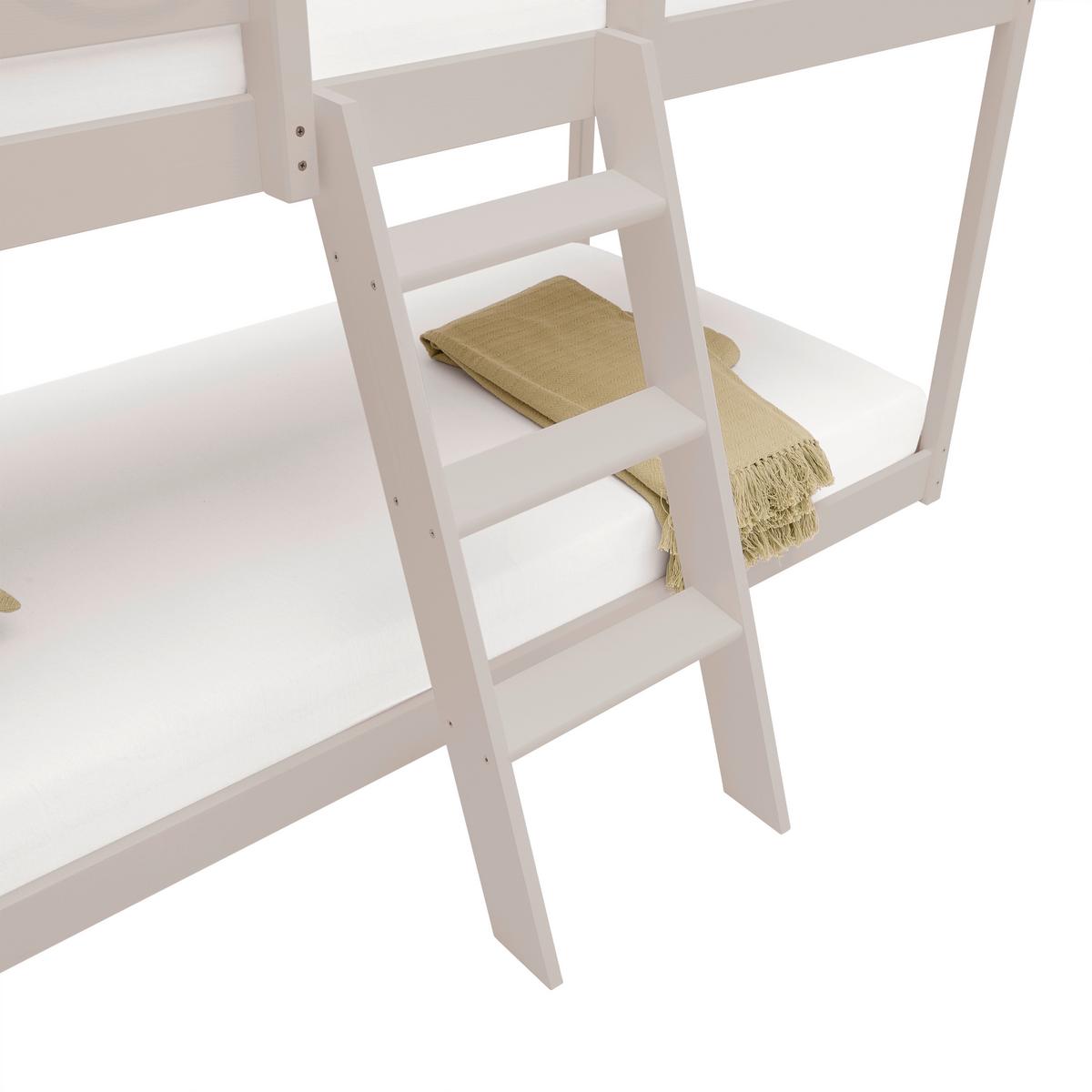 Poschodová posteľ SWEET 90x200 cm, borovica, kašmírová - kašmírová/farba brezy, Lifestyle, drevo/kompozitné drevo (97/224/208cm) - Mömax