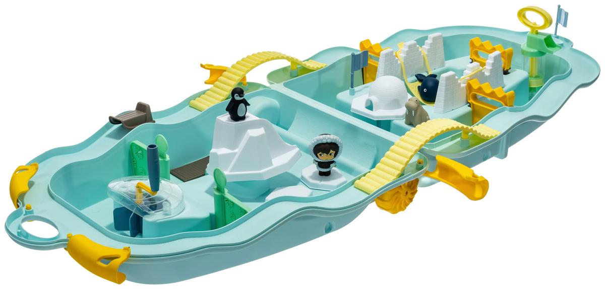 Wasserbahn Manuela - Türkis, KONVENTIONELL, Kunststoff (51/21,5/66,5cm) - BUNINO