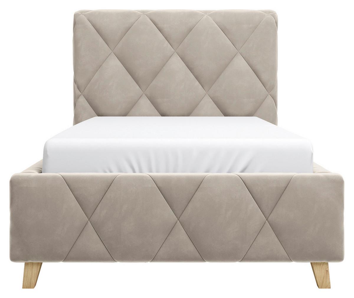 Polsterbett Trivio 100x200 Cm Cappuccino - Cappuccino, MODERN, Holz/Holzwerkstoff (100/200cm) - MID.YOU