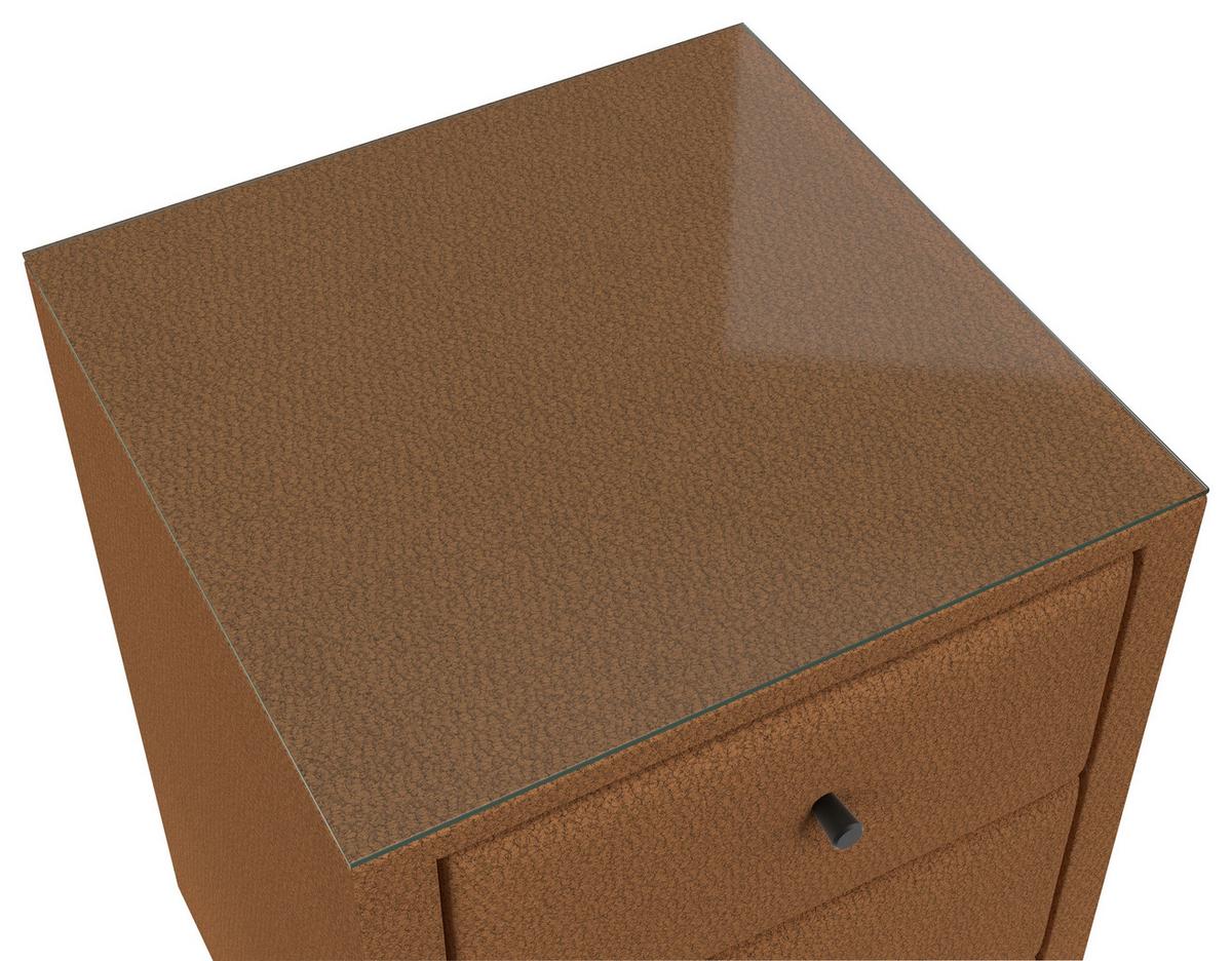 Nachtkästchen Carmen Braun H: 68 Cm - Braun, KONVENTIONELL (52/68/48,5cm) - James Wood