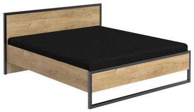 1787052310 - Futonbett 160x200 Detroit Eichefarben + Graphit 1787052310 - Futonbett 160x200 Detroit Eichefarben + Graphit