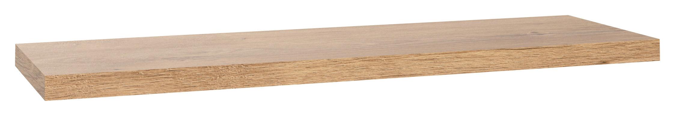 Falipolc Liverpool - grafitszürke/tölgyfa színű, Design, faalapú anyag (78/3/25cm) - MID.YOU