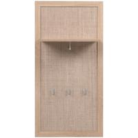 Garderobenpaneel Bali Eiche Dekor Mit Hutablage B: 55 Cm - Eichefarben, Basics, Holzwerkstoff (55/110/30cm) - MID.YOU
