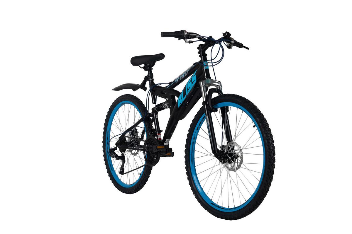 WYLD Mountainbike Fully Bliss schwarz/Blau 26'' - Schwarz, MODERN, Metall (25/140/60cm)