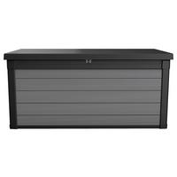 Kissenbox Premier 151,7x70x 72,5cm 570L Anthrazit/Grau - Anthrazit/Grau, Basics, Kunststoff (151,7/70/72,5cm)