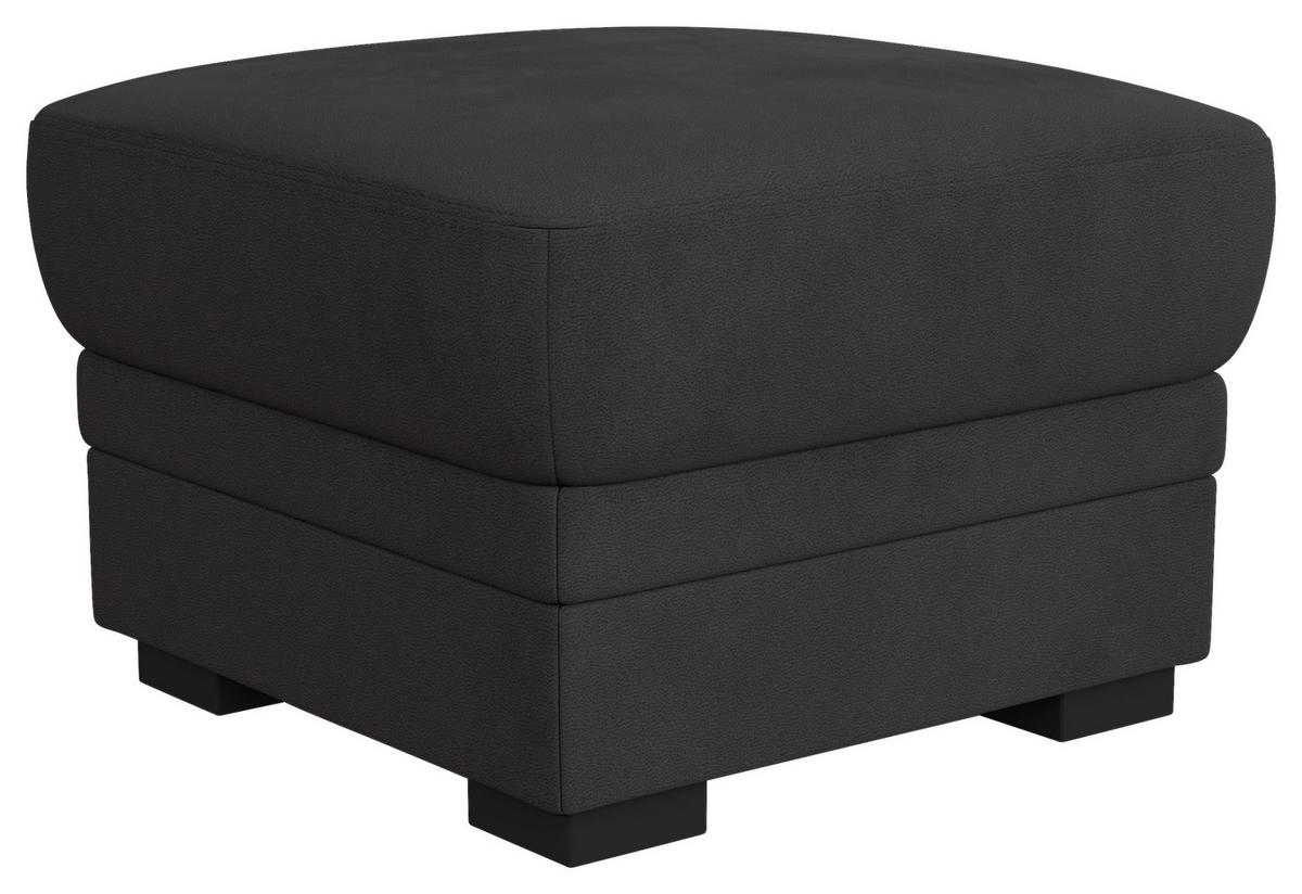 Hocker Marcus - Anthrazit/Schwarz, Basics, Textil (68/45/68cm) - MID.YOU