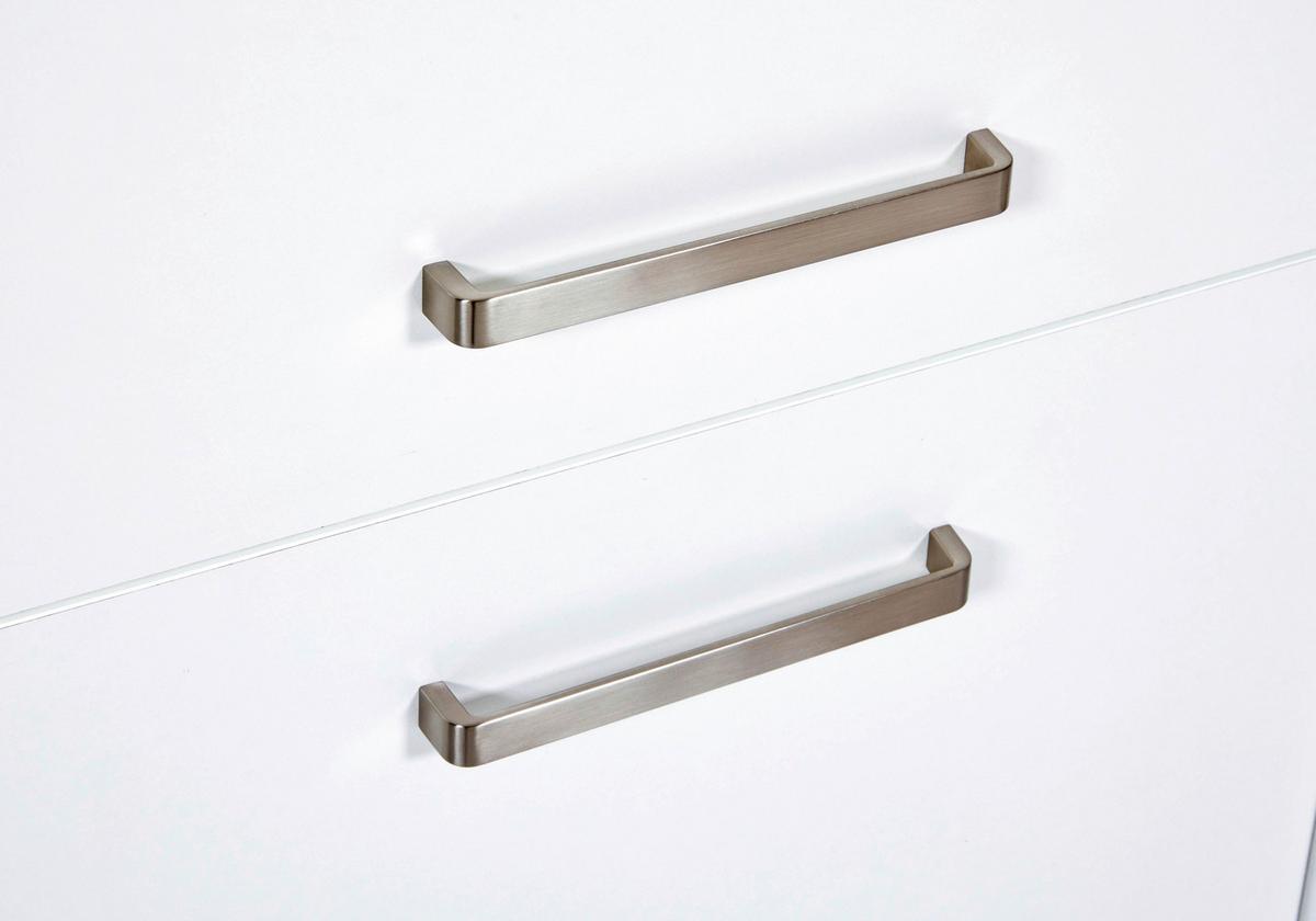 Skrinka na vstavané spotrebiče SAN - biela/antracitová, Romantik / Landhaus, kov/kompozitné drevo (70/167/60cm) - Mömax