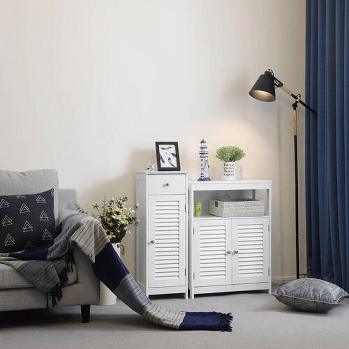 Kommode Kommode B: 32 Cm Weiß - Weiß, Trend, Holzwerkstoff (32/87/30cm) - Boxxx