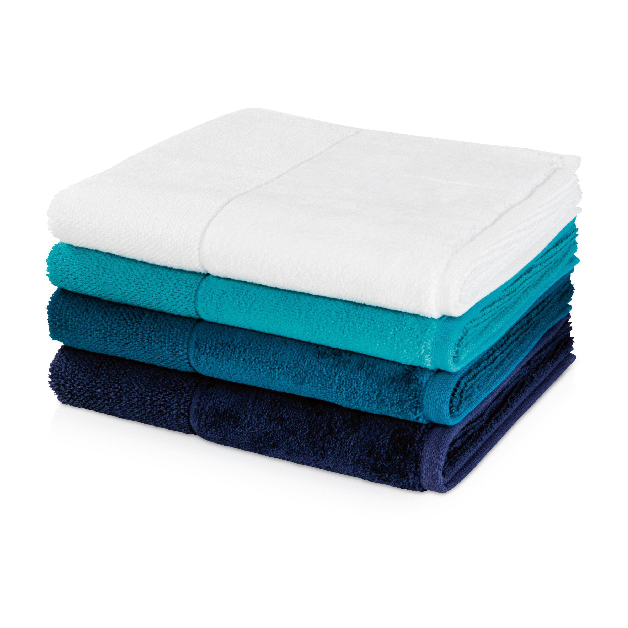 Gästehandtuch Bamboo Bambus 630 G/M2 Weiß 30x50 cm - Weiß, Basics, Textil (30/50cm) - Moeve