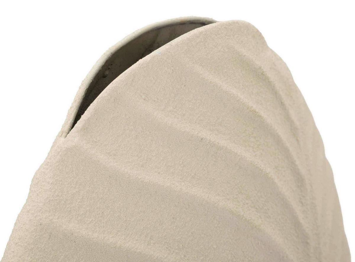 Vase Dune High Creme B: 26 Cm - Creme, Basics, Metall (26/41/11cm)
