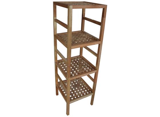 Badezimmerregal Walnuss 36x117cm Classic - Naturfarben, Basics, Holz (36/117/36cm) Badezimmerregal Walnuss 36x117cm Classic - Naturfarben, Basics, Holz (36/117/36cm)