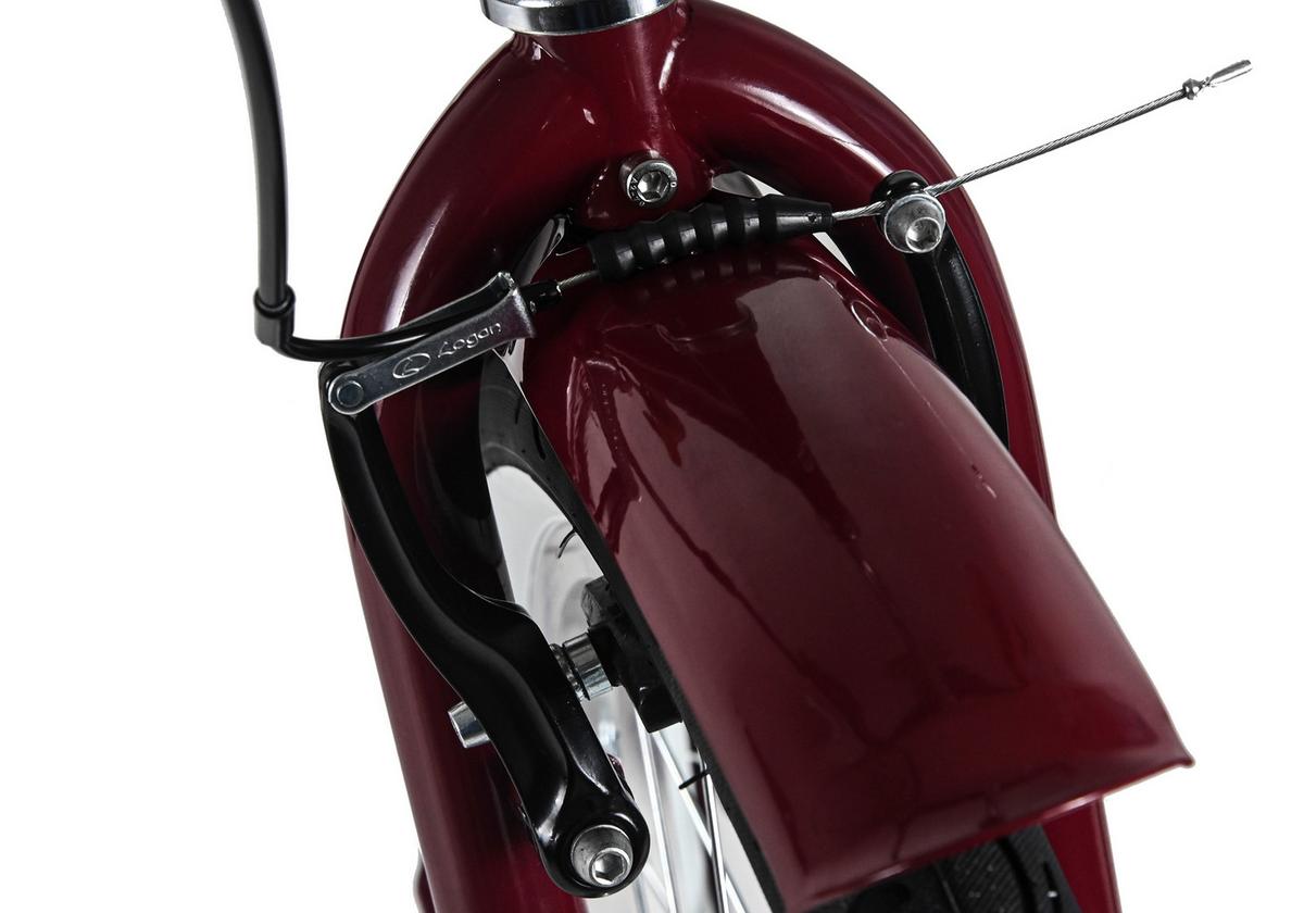 Beachcruiser Damen 26 Zoll - Rot, LIFESTYLE, Metall (25/140cm)