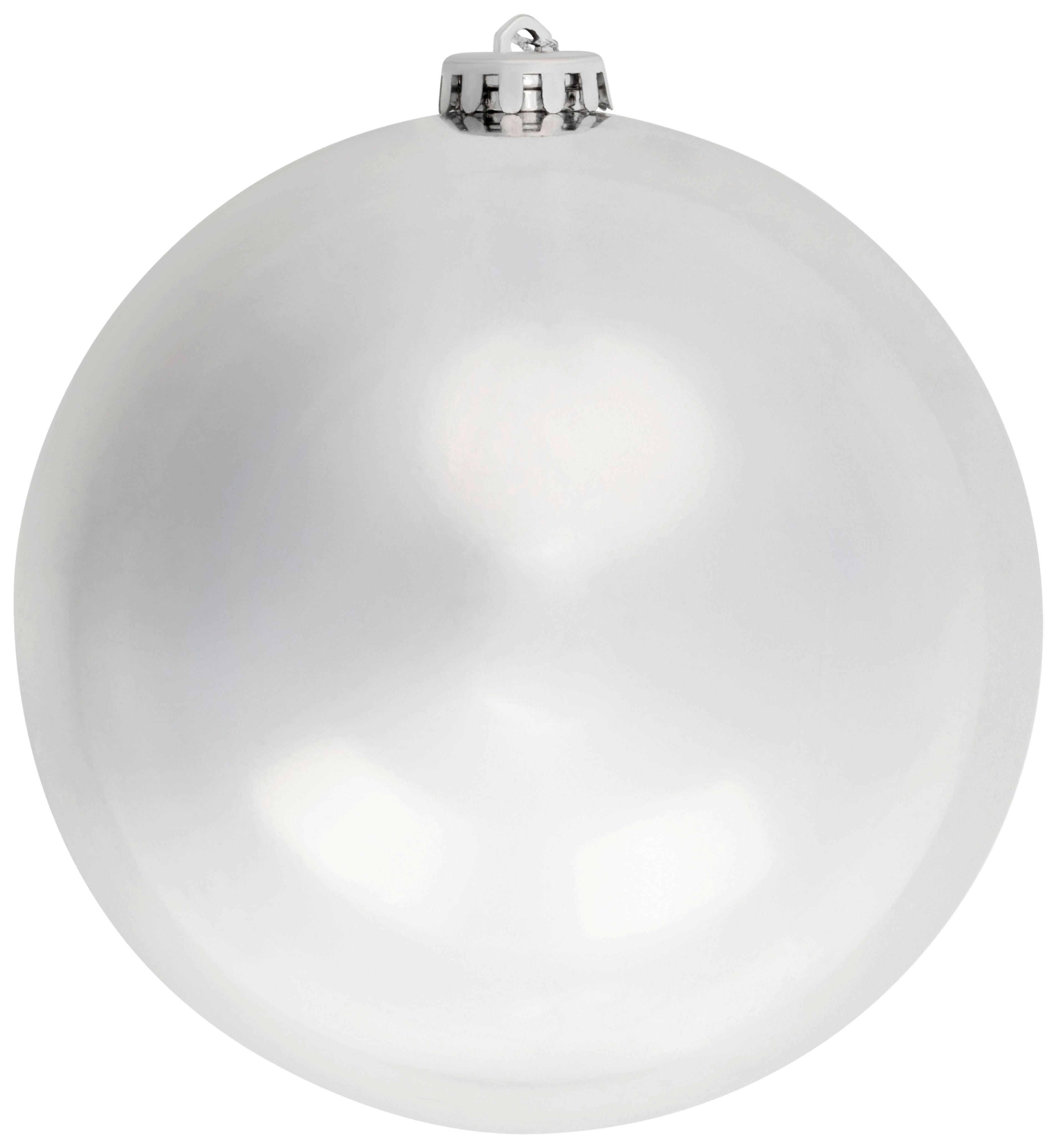 baňka na vánoční stromeček BIG -PAZ- - barvy stříbra, plast (15cm) - Mömax