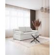 Schlafsofa Alice - Schwarz/Weiß, MODERN, Textil (202/73-92/105cm) - Luca Bessoni