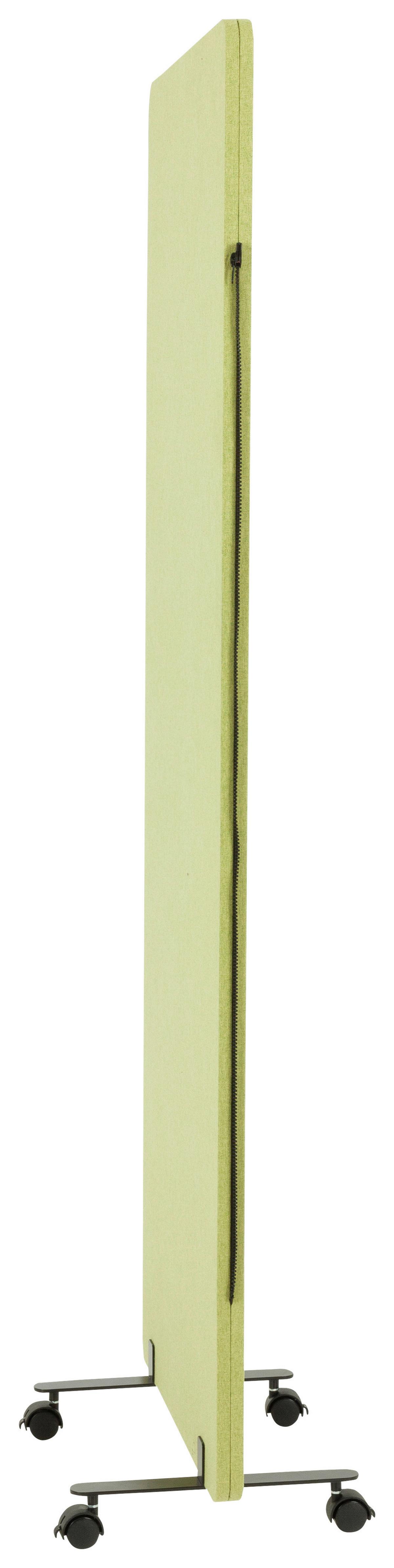 Trennwand Flexmiut - Hellgrün, Basics, Kunststoff/Textil (60/177/3cm) - MID.YOU