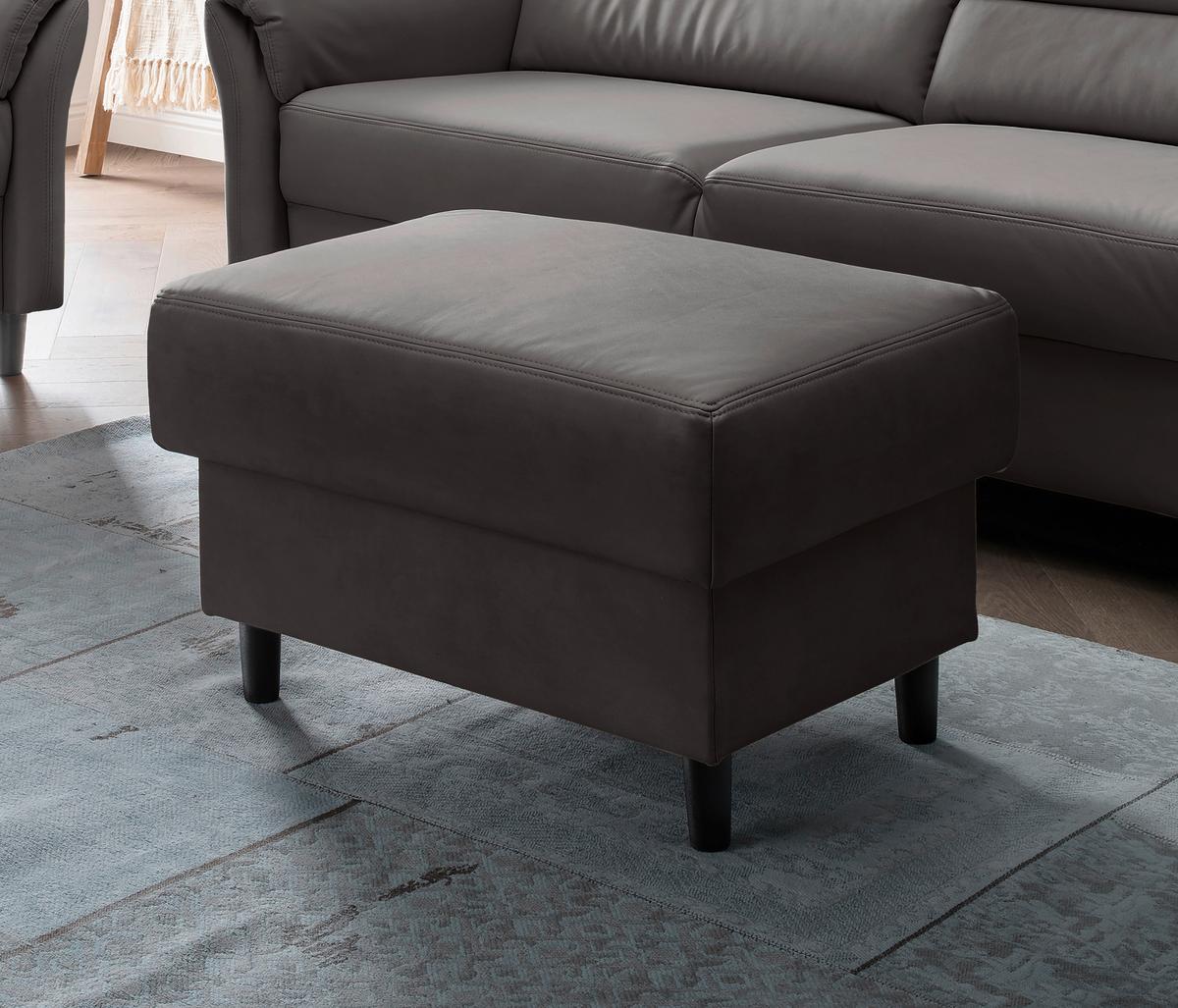 Hocker Cavoli, Anthrazit B: 76 cm - Anthrazit/Schwarz, MODERN, Textil (76/46/55cm) - Livetastic