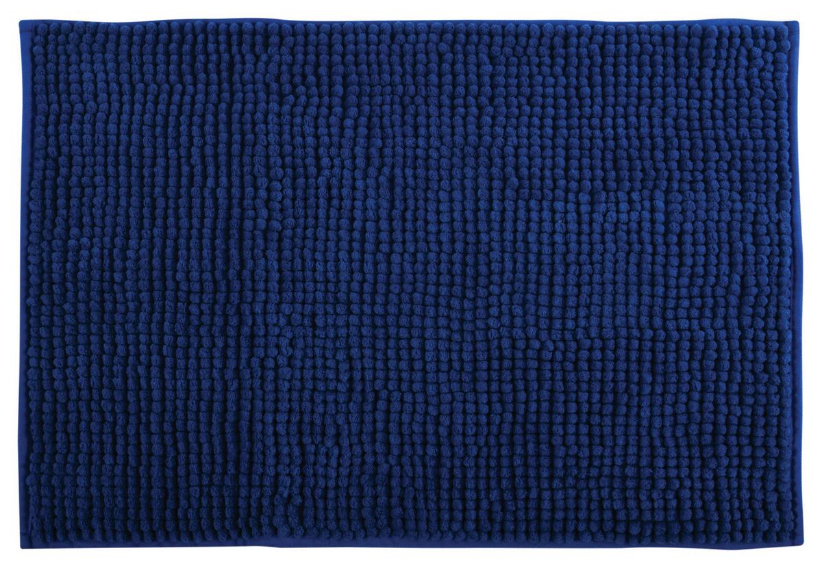 Badteppich Dunkelblau 50/80 Cm - Dunkelblau, KONVENTIONELL (50/80cm) - Spirella