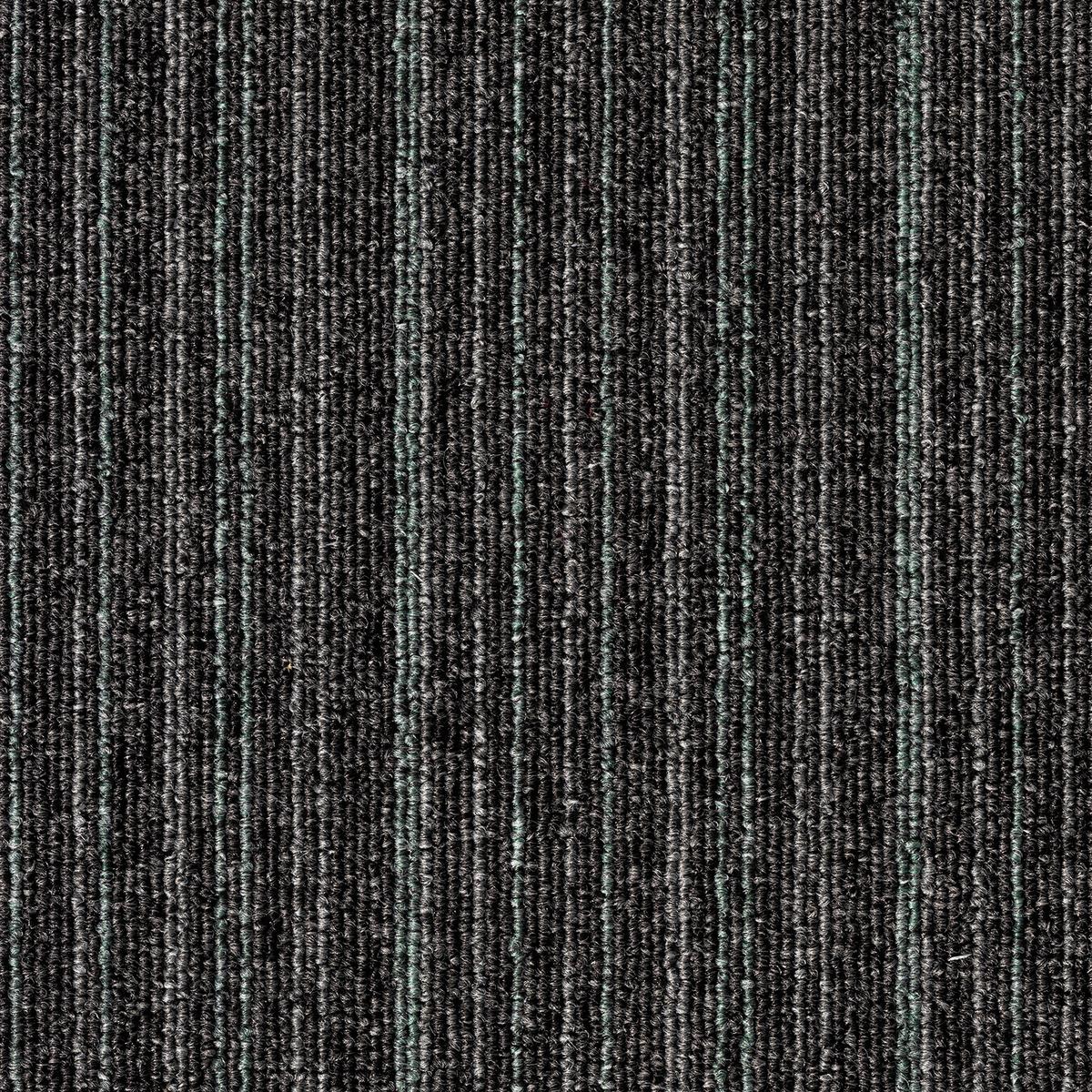 Teppichfliese Grau/jadegrün Astra 50x50 Cm Florhöhe 3 Mm - Jadegrün/Grau, Basics, Textil (50/50cm)