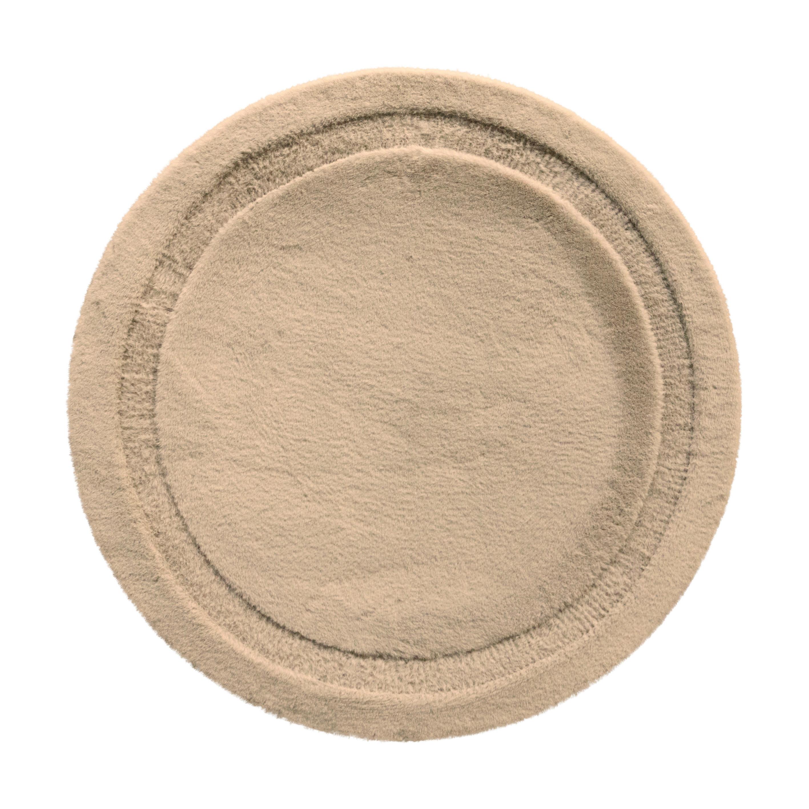 Fellteppich Oliver - Sandfarben, MODERN, Textil (80cm) - Luca Bessoni