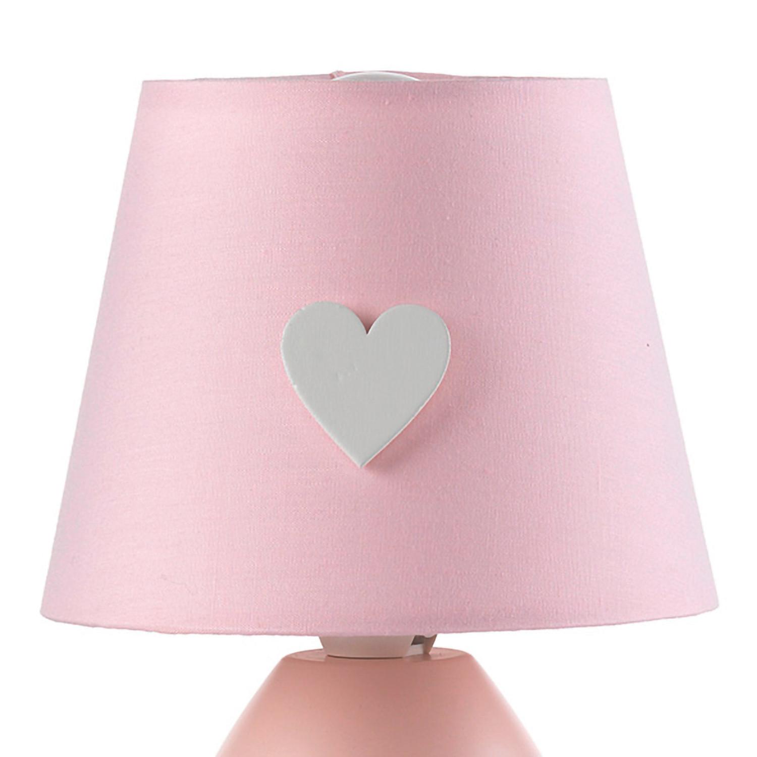 Kindertischleuchte 4929/L - Pink, Basics, Textil/Metall (13/19cm)