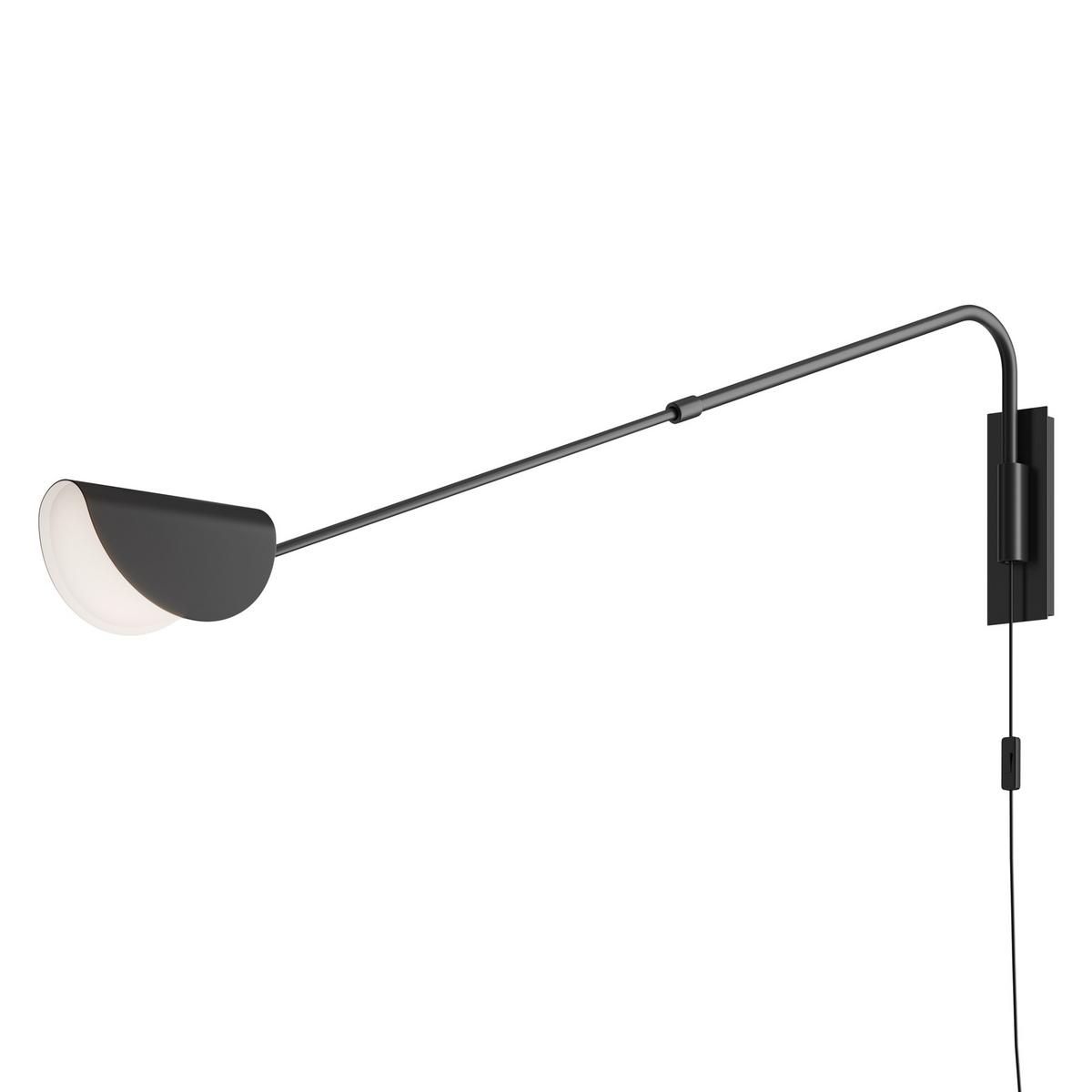 Wandleuchte Mollis - Schwarz, Trend, Kunststoff/Metall (36/9,5/105cm) - MAYTONI
