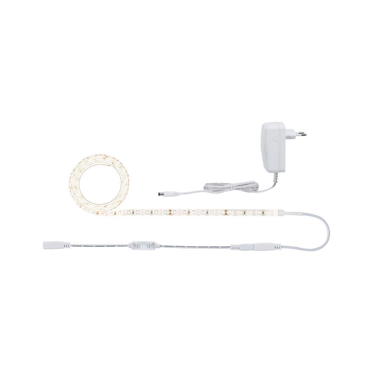 Led-streifen L: 1,5m Dimmbar - Weiß, Basics, Kunststoff (150cm) - Paulmann