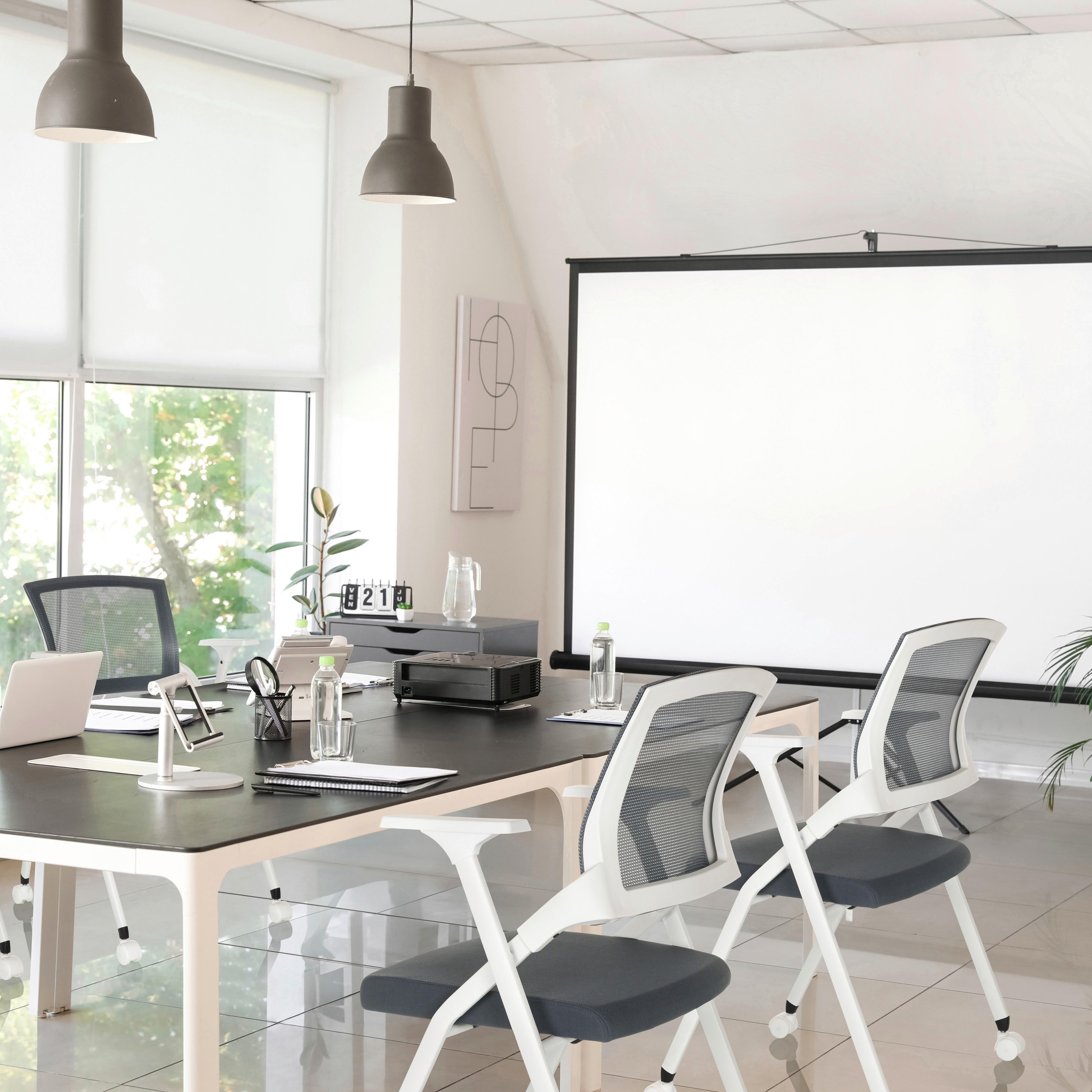 Besucherstuhl Priority Ii W - Weiß/Grau, Basics, Kunststoff/Textil (61/98/58cm) - MID.YOU