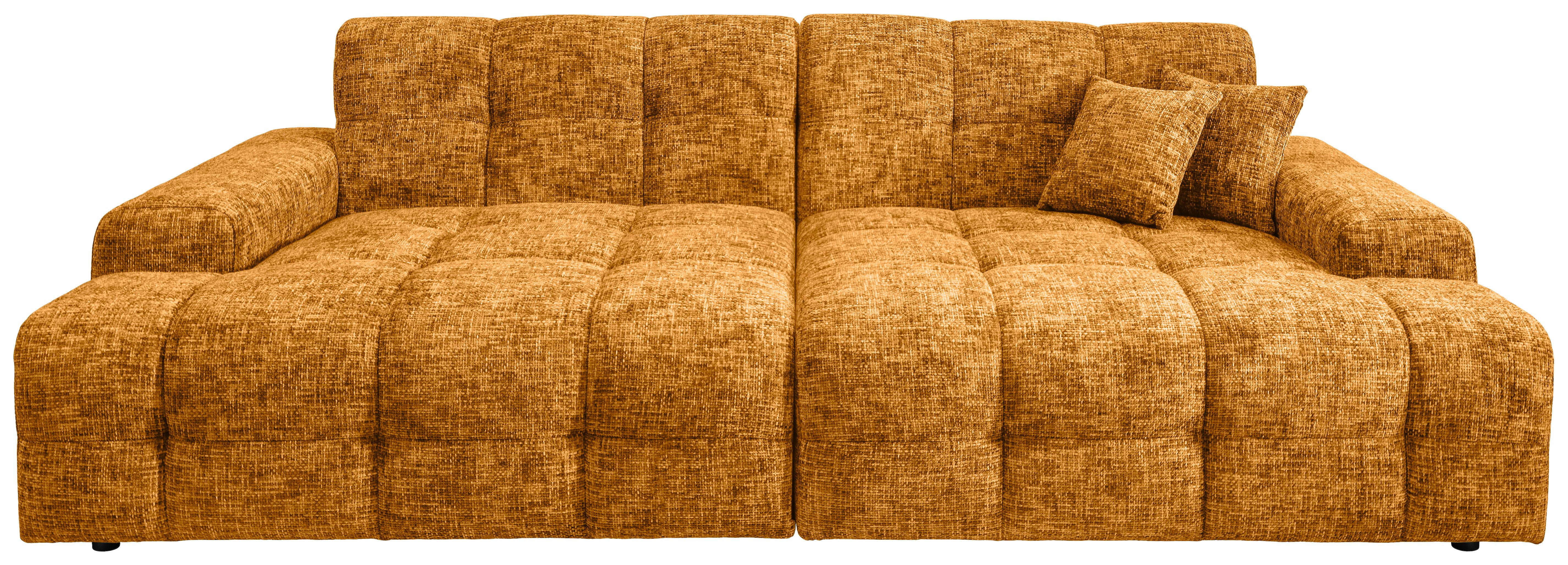 Bigsofa Bosco, Goldfarben B: 304 Cm - Goldfarben/Schwarz, MODERN, Textil (304/87/155cm) - Livetastic