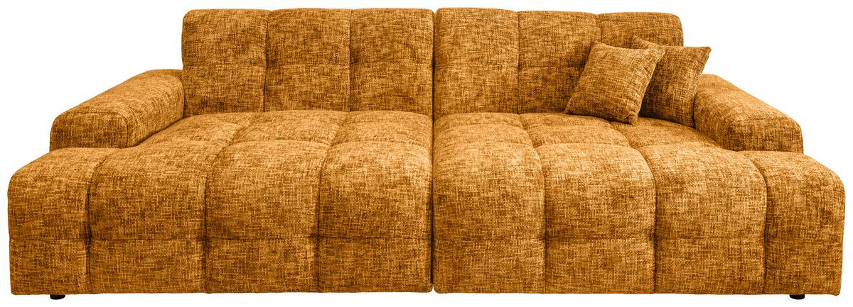 Bigsofa Bosco, Goldfarben B: 304 Cm - Goldfarben/Schwarz, MODERN, Textil (304/87/155cm) - Livetastic