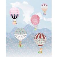 Vliestapete Happy Balloon - Multicolor, Basics (200/250cm) - Komar