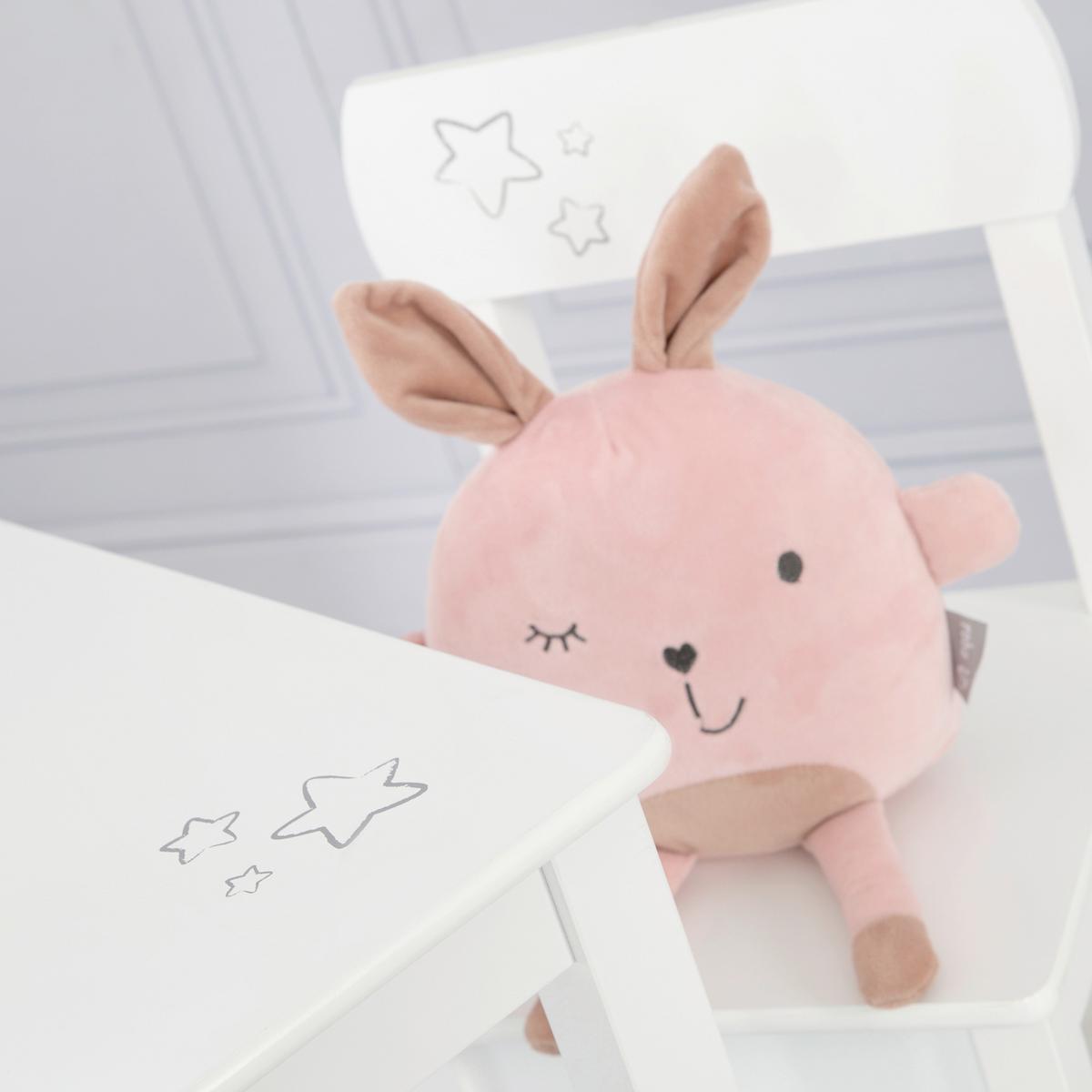 Kindersitzgruppe Weiß 3tlg. Set - Weiß, Basics, Holzwerkstoff - Roba