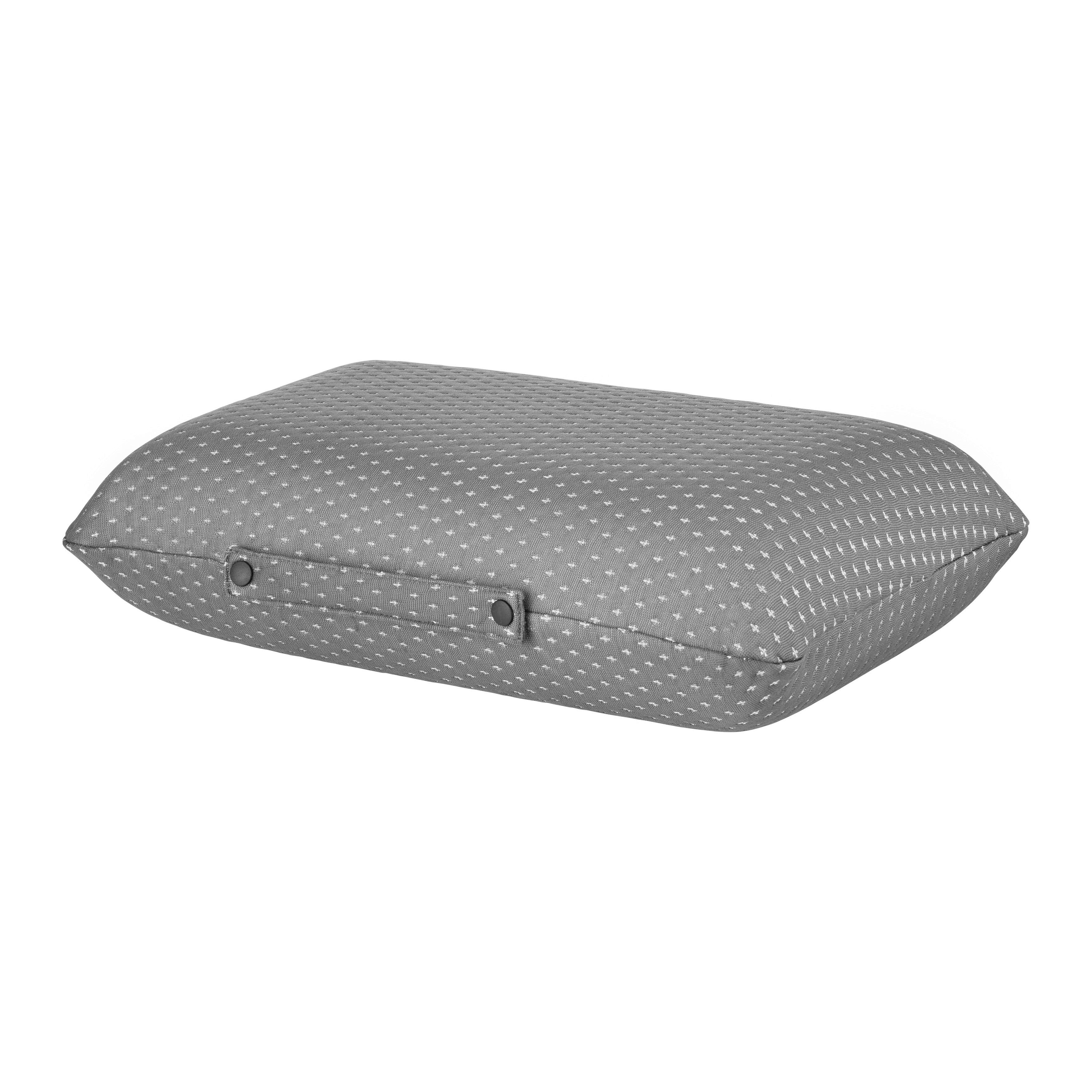 ANATOMICKÝ POLŠTÁŘ TRAVEL -EXT- - šedá, Konvenční, textil (24/42/12cm) - Mömax