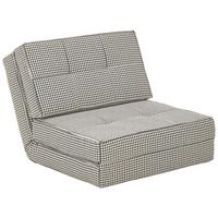 Schlafsessel Luc - Schwarz/Weiß, MODERN, Textil (74/61,5/80cm) - MID.YOU