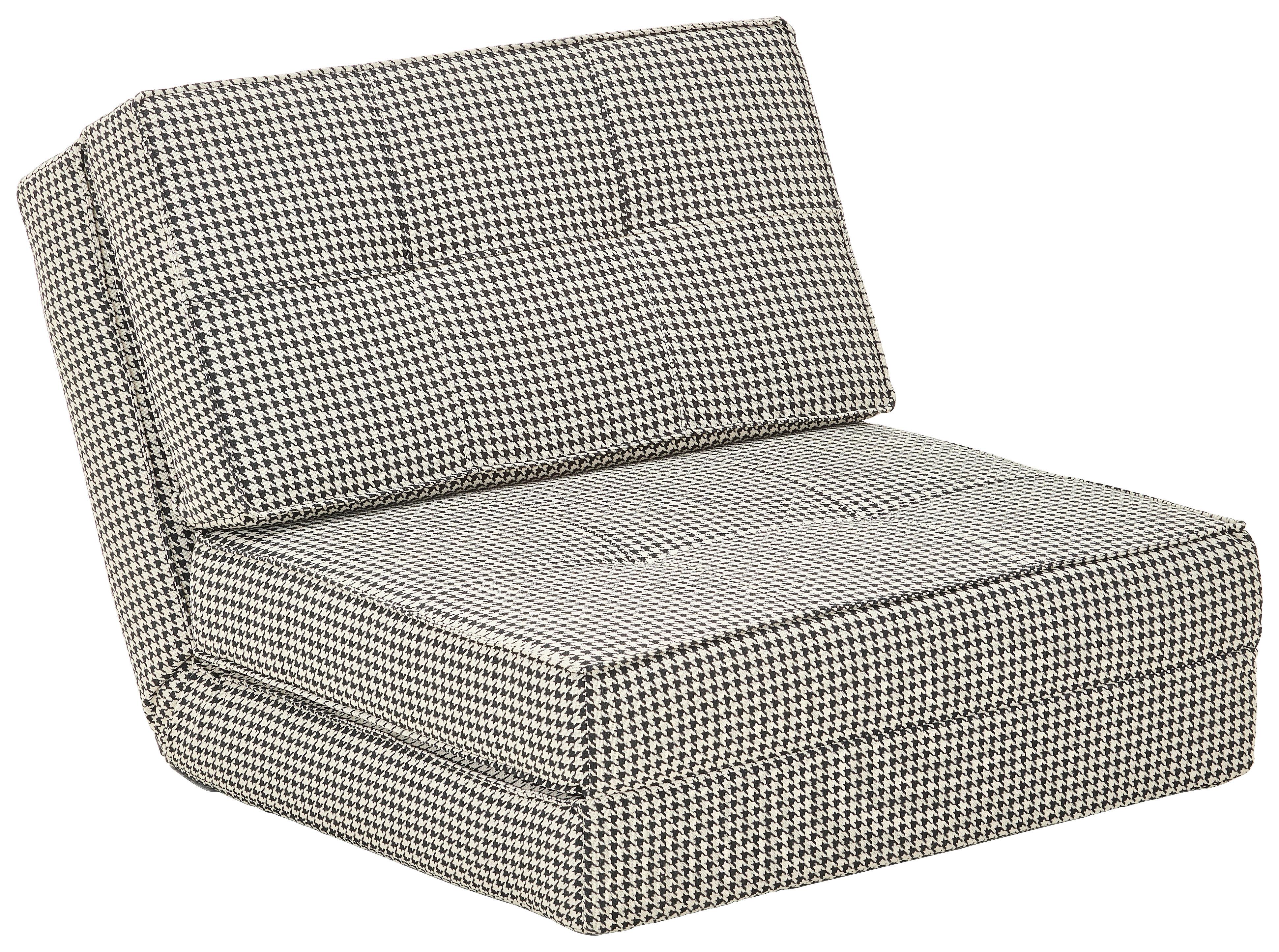 Schlafsessel Luc mit Bettfunktion Schwarz/Weiß Faltbar