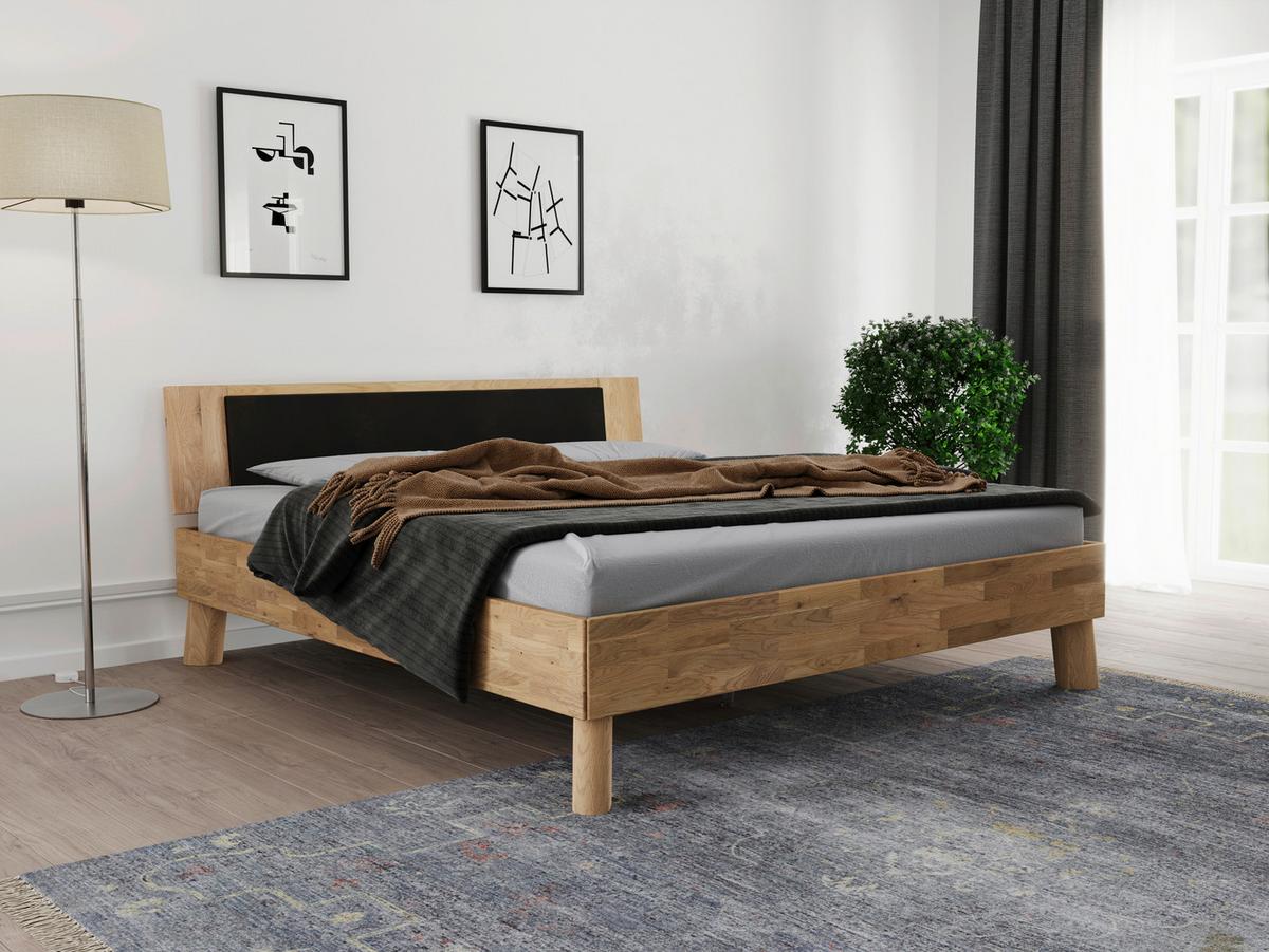 Bett Como Naturfarben /Wildeiche 180x200cm - Wildeiche/Naturfarben, MODERN, Holz (180/200cm) - MID.YOU