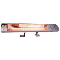 Halogenheizstrahler Heater Wall 2000w Gold Halogen - Silberfarben, Basics, Metall (67,5/10,5/7,5cm)