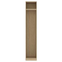 Kleiderschrankkorpus Unit B: 45,6 cm Maxihöhe Eichef. - Eichefarben, MODERN, Holzwerkstoff (45,6/242,2/56,5cm) - Ondega