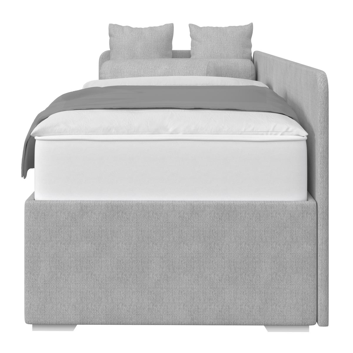 Kárpitozott Ágy Remi 90/200cm - szürke, Modern, textil/fa (90/200cm)