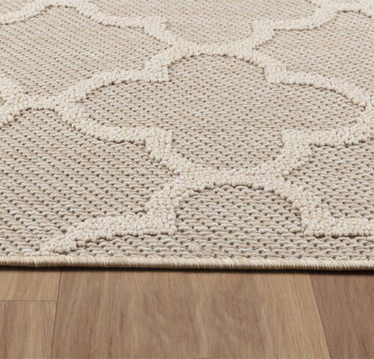 Outdoorteppich Patara - Beige, Design, Textil (200/290cm) - Novel